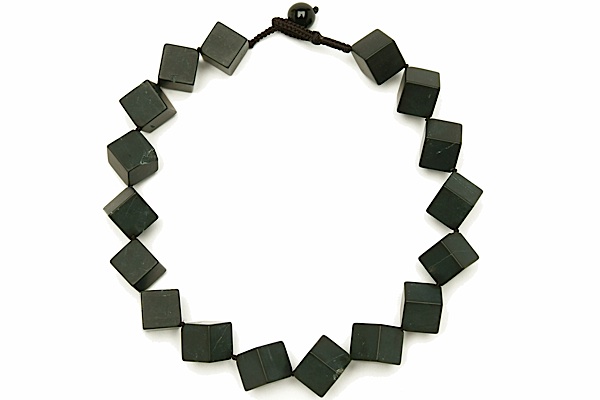 Black Onyx Cubes Necklace