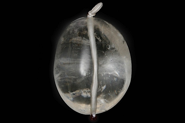 Rock Crystal Large Oval Pendant