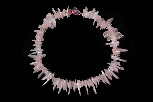 Rose Quartz Slices Necklace