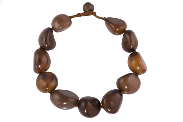 Brazilian Large Brown Seeds Necklace