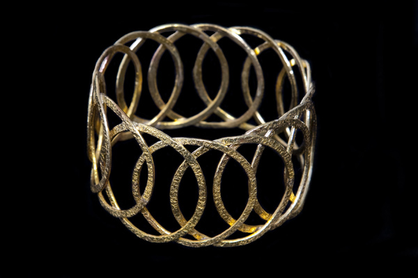 Brass Multi-Circles Bangle