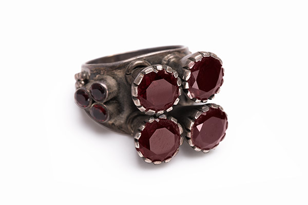 thumbnail image 2 of Solid Sterling Silver Ring Blanks (S925) – 9x7mm Cabochon & Facetted Stone Settings – Various Sizes 2 of 5
