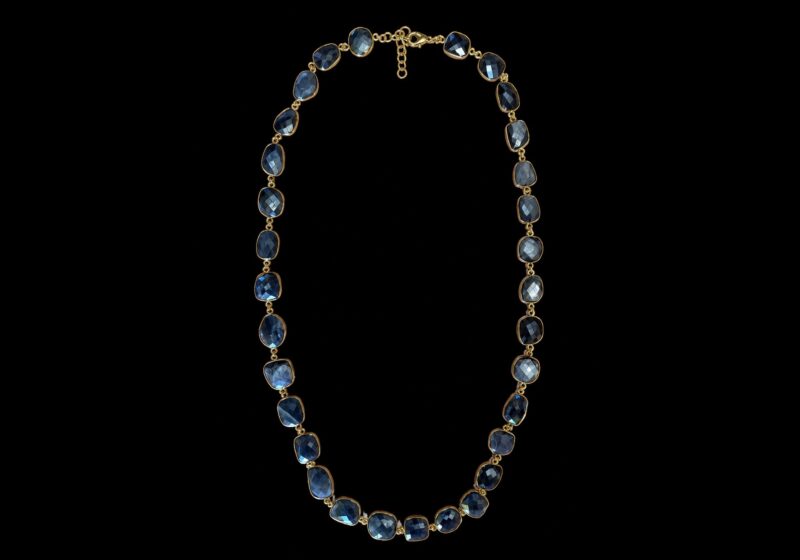 Necklace grey/blue